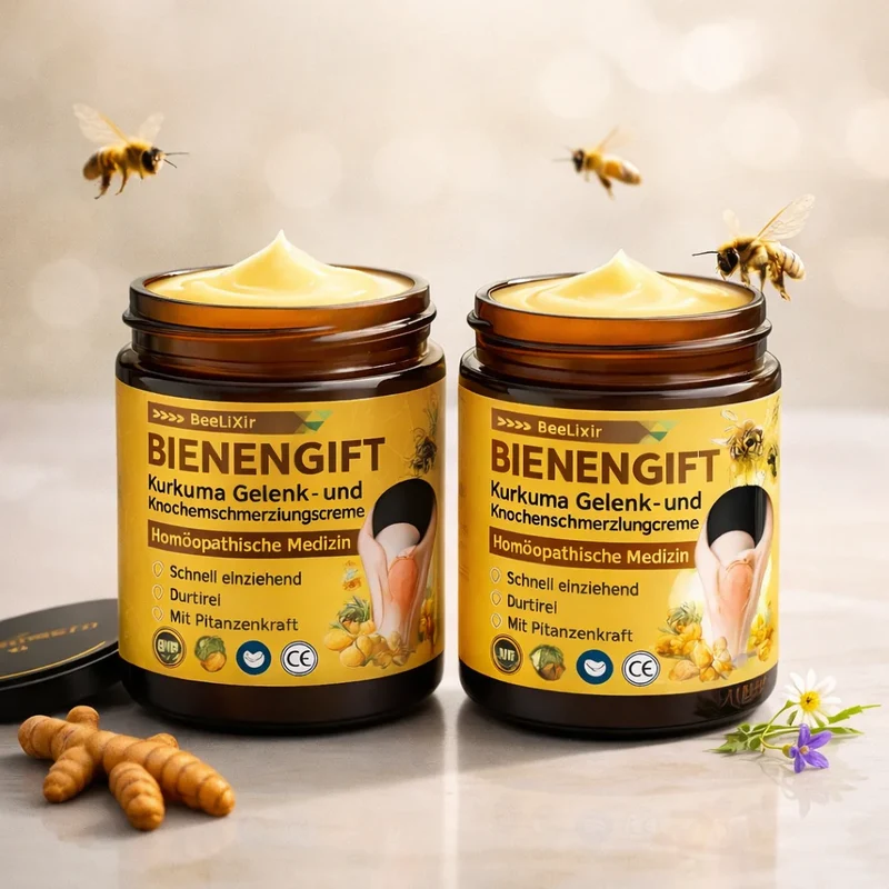 Crema al veleno d'api | Unguento con veleno d'api, acido ialuronico e collagene | BeeLixir