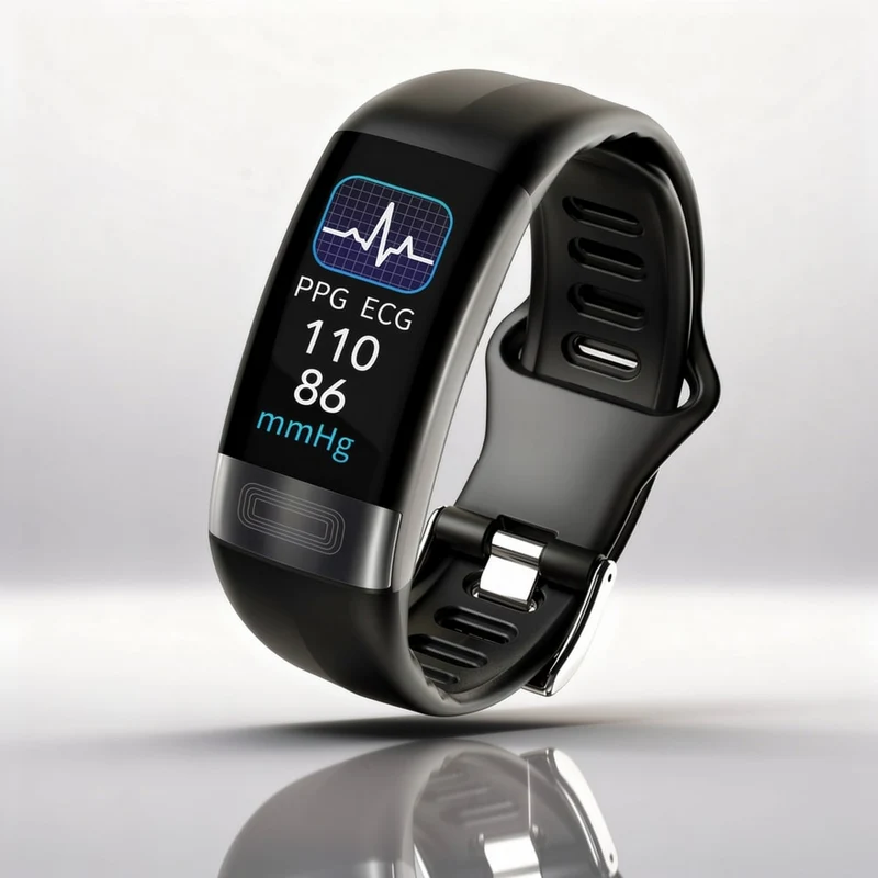 Smartwatch con EKG, frequenza cardiaca, pressione sanguigna e monitoraggio del sonno per donne e uomini | Fitness Tracker | Vitaro