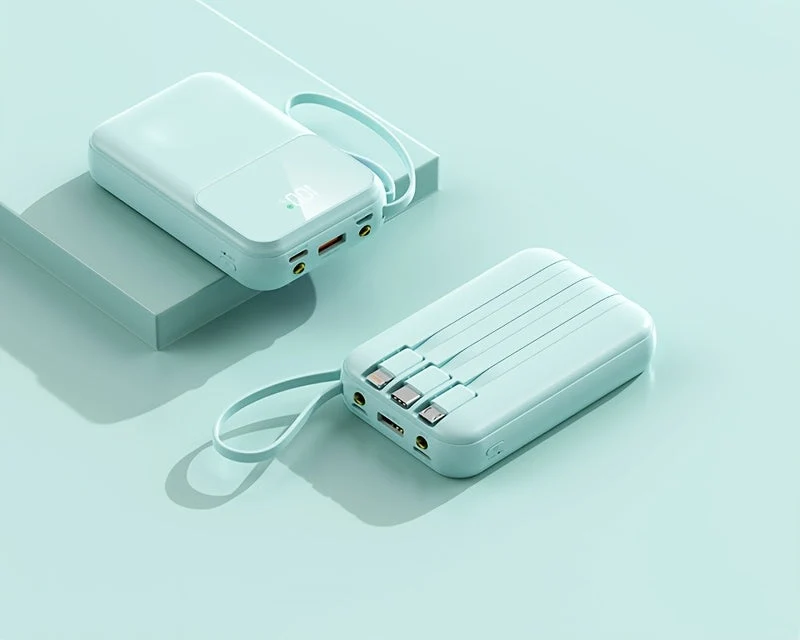 Power Bank Portatile Ultimo 10000mAh - Ricarica Veloce con Cavi Integrati