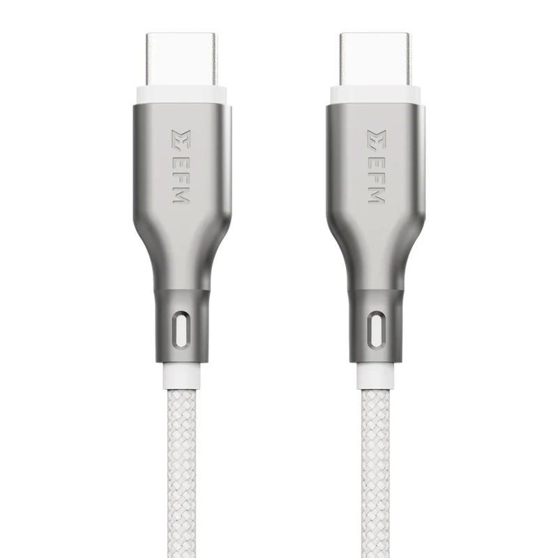 EFM USB-C to USB-C Essential Power 1M Cable (White)
