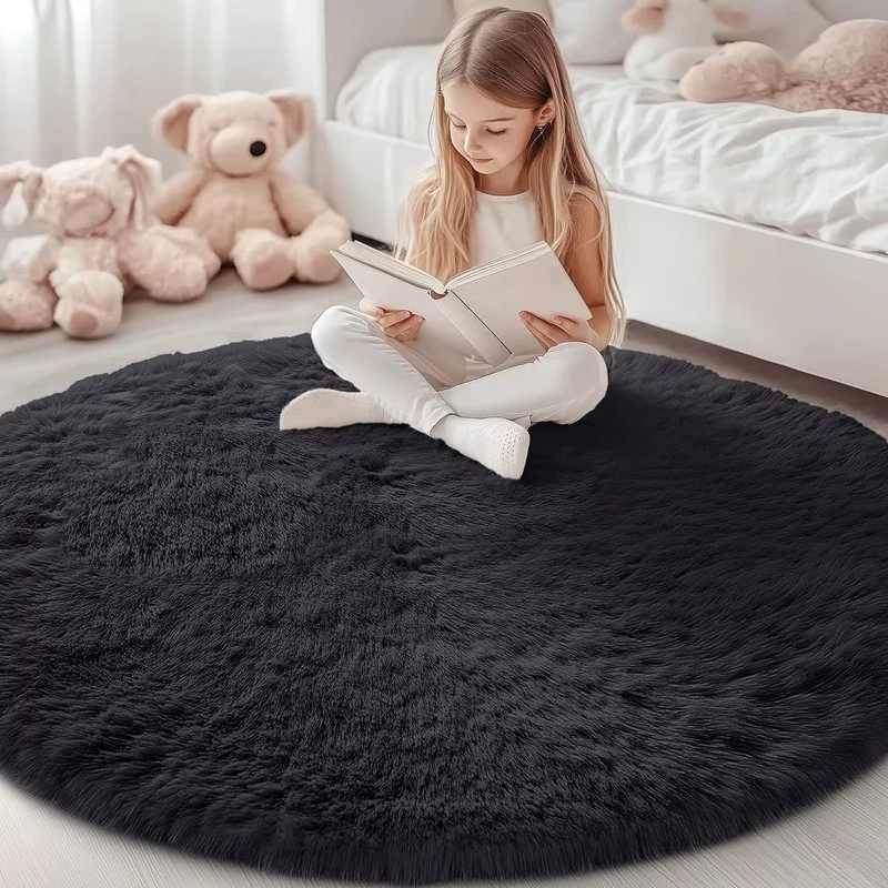 Tappeto Shag rotondo 150 cm