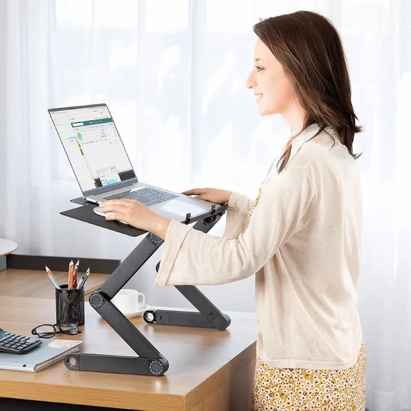 Supporto per Laptop Ergonomico Regolabile – Leggero e Multifunzionale
