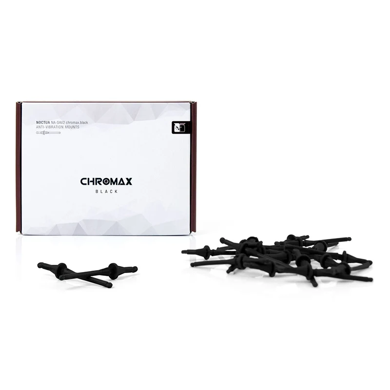 Noctua NA-SAV2-BLACK 20 Pack Anti Vibration Mounting Bolts (Chromax Black)