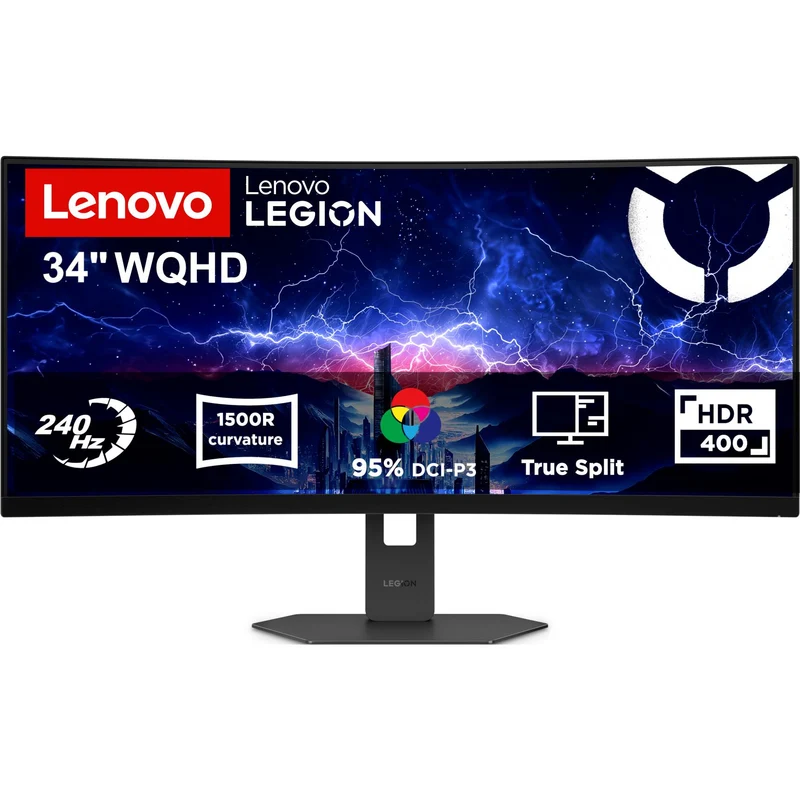 Lenovo Legion 34W-2C 34" WQHD 240Hz Curved Gaming Monitor