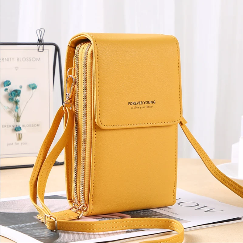 Borsa per Telefono Touchscreen con Funzione Portafoglio – Crossbody Compatta per Uso Quotidiano