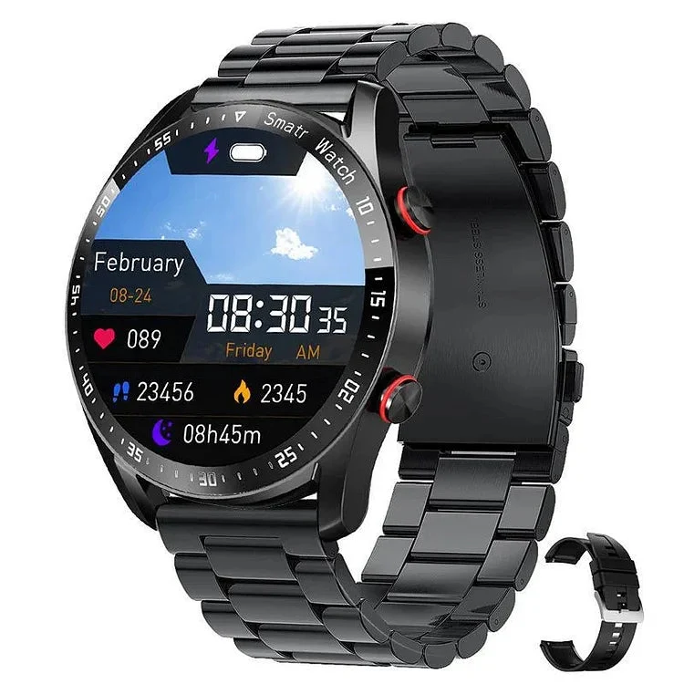 Orologio smart per salute e fitness con chiamate Bluetooth