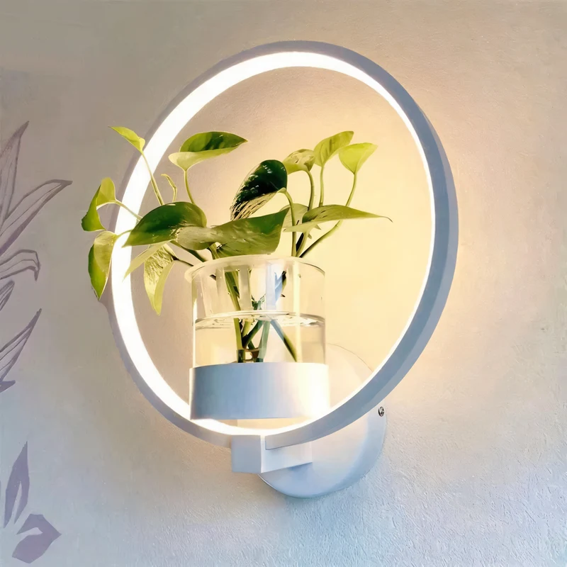 Lampada da Parete VerdantLume con Portapiante