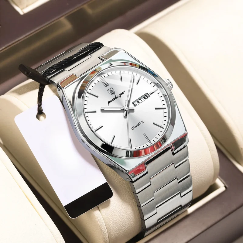 Orologio da Uomo Impermeabile in Acciaio Inossidabile | Lusso & Duraturo