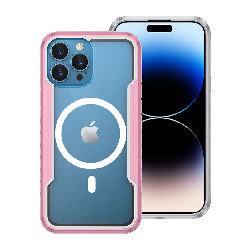 Redefine Shield case for iPhone 15 Plus - Rose Gold, MagSafe