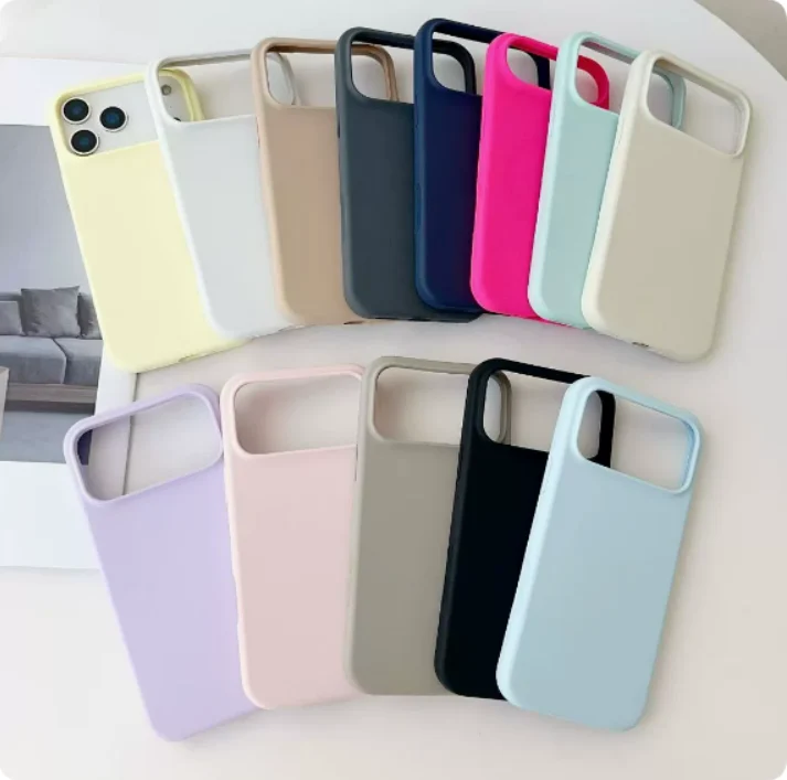Custodia in silicone per iPhone con MagSafe – Resistente agli urti – Fodera morbida – Qualità premium