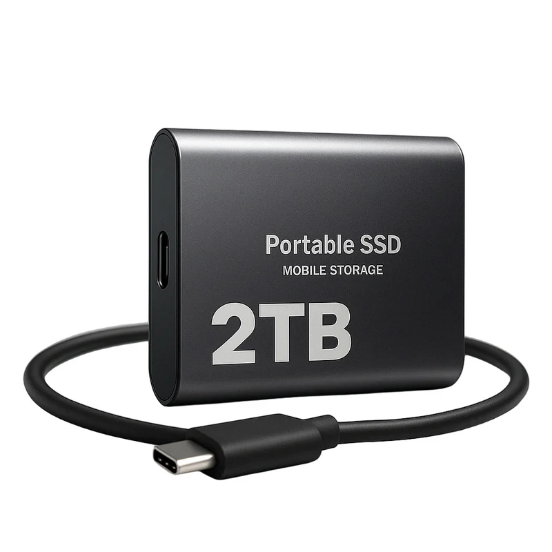 SSD Portatile di Archiviazione Esterno Alta Velocità USB-C 1050MB/s