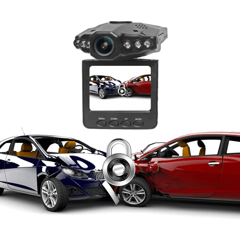 Dashcam rotante a angolo ampio