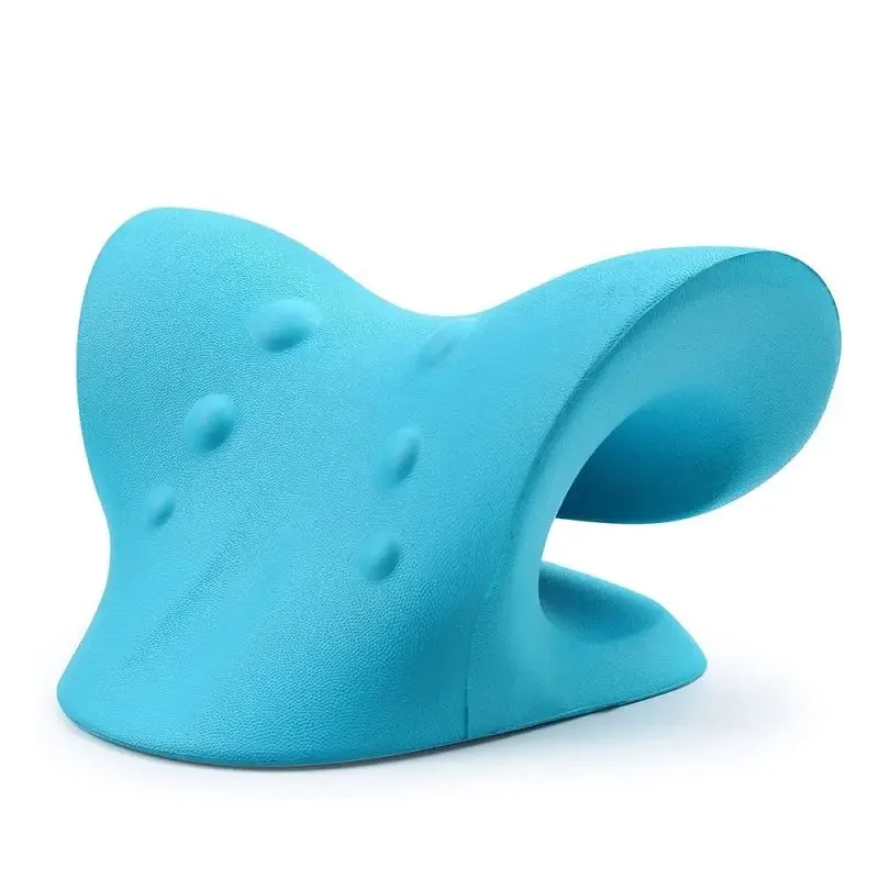 Allungatore per Collo e Spalle - Cuscino per Massaggio da Trazione Cervicale per Allineamento Spinale