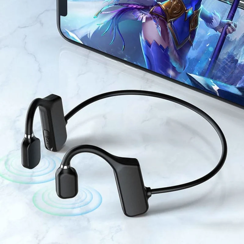 Cuffie Wireless a Conduzione Ossea – SonicFlow
