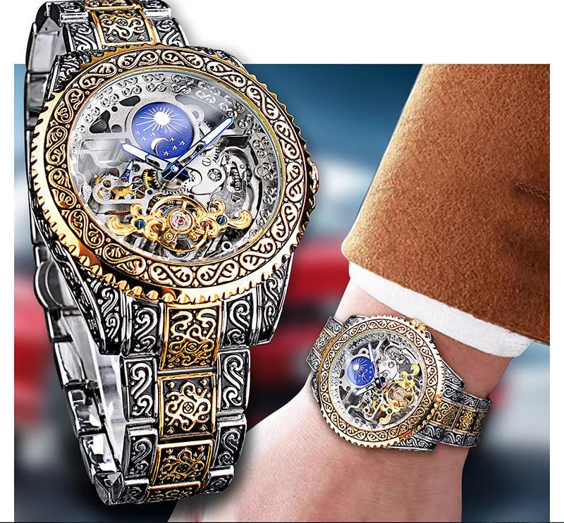 Orologio Meccanico da Uomo Skeleton – Valtor