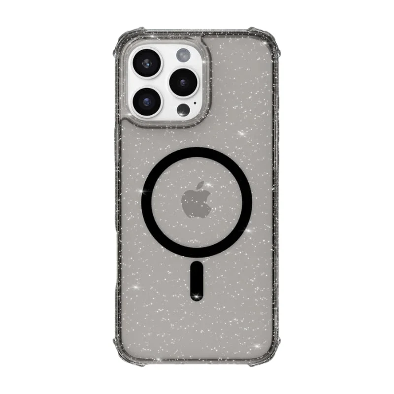X-One Dropguard Pro Impact Protection Case for iPhone 16 Plus - Glitter Black