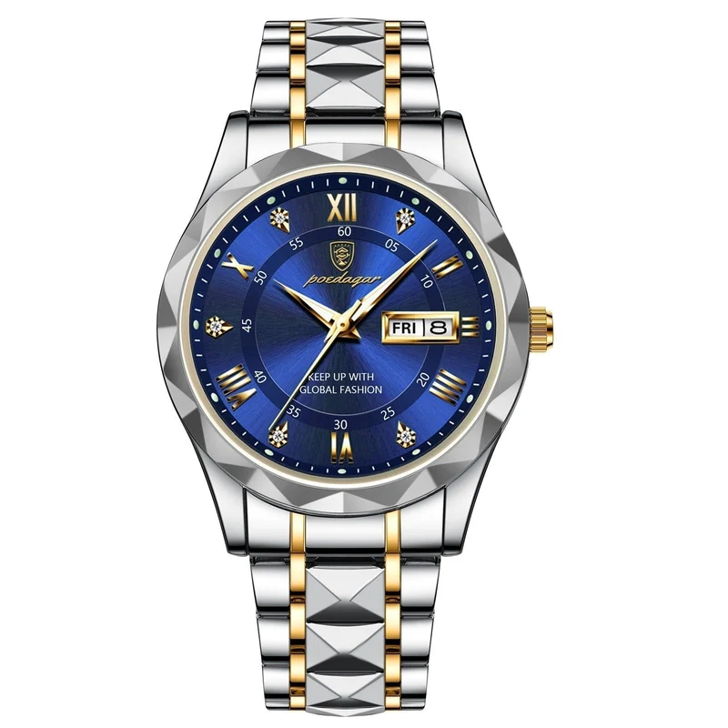 Orologio da Uomo in Acciaio Inossidabile Elegante - LumiSteel
