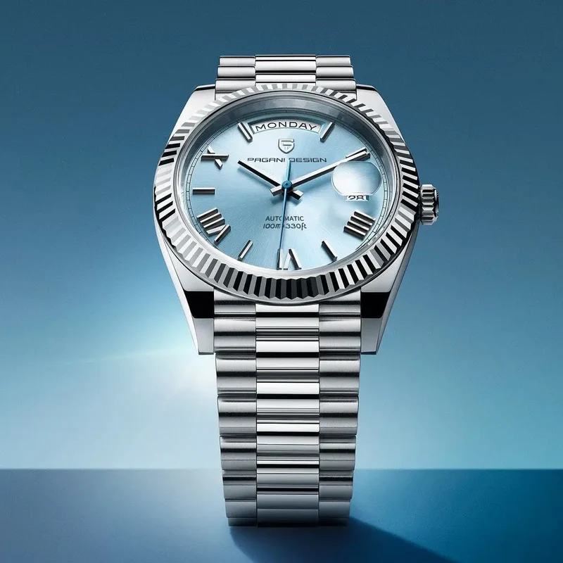 Orologio Automatico di Lusso da Uomo – Acciaio Inossidabile, Carica Automatica, Funzione Calendario – Stile per Ogni Occasione