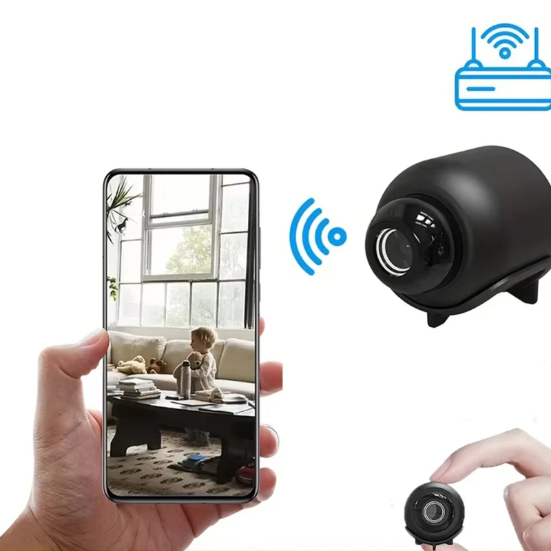 PrivaWatch MiniCam | Telecamera di Sicurezza Wireless con Accesso Remoto e Visione Notturna