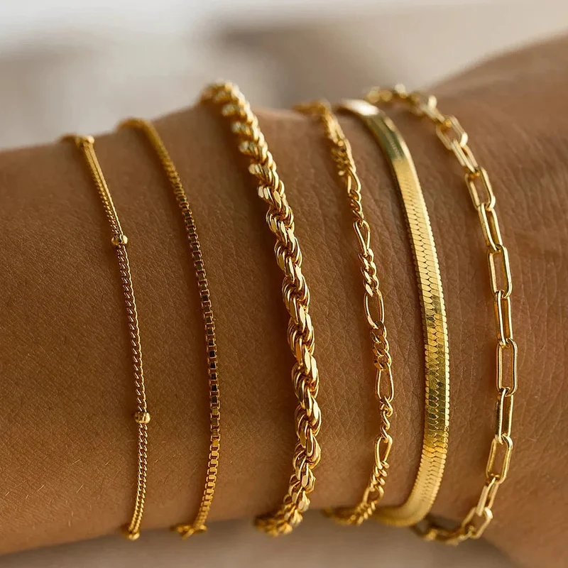 Set di 6 Braccialetti Eleganti – Amélie