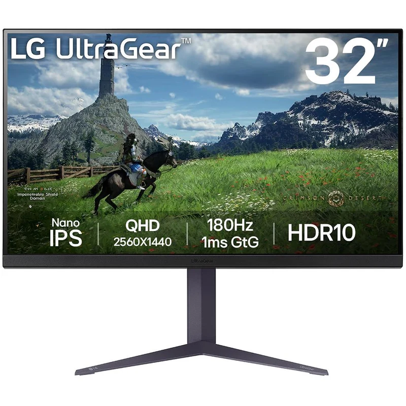 LG 32GS85Q-B 32" Nano IPS QHD 180Hz 1ms Gaming Monitor [Ex-Display]