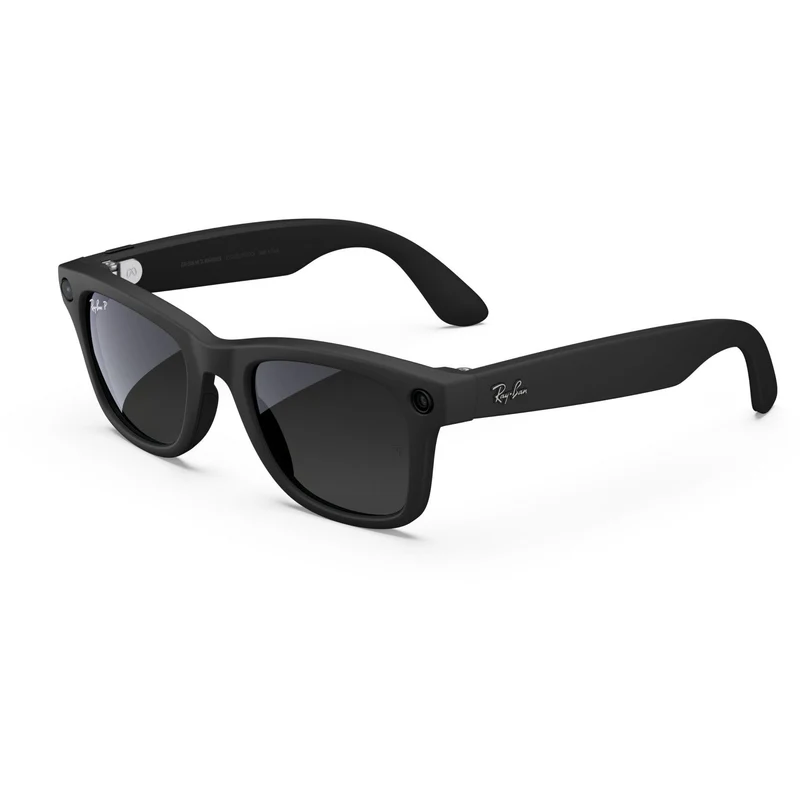 Ray-Ban | Meta Wayfarer Gen 1 AI Glasses(Matte Black Gradient Graphite Polarised)