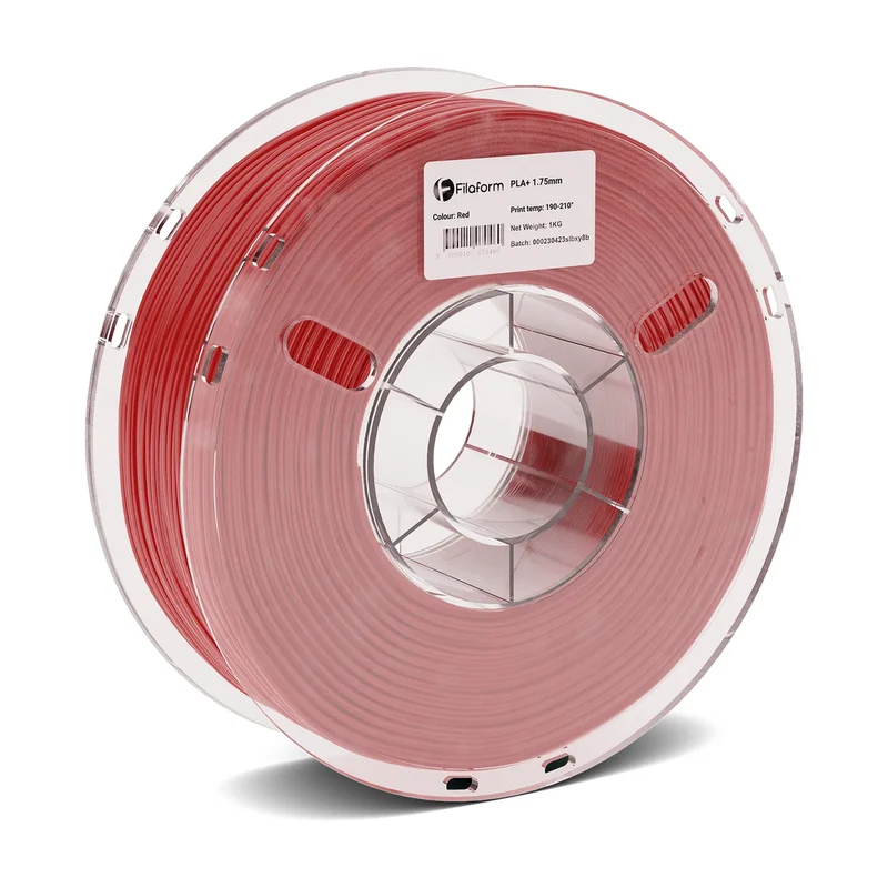 Filaform Tough PLA+ V3 3D Printer Filament 1.75mm 1kg (Red)