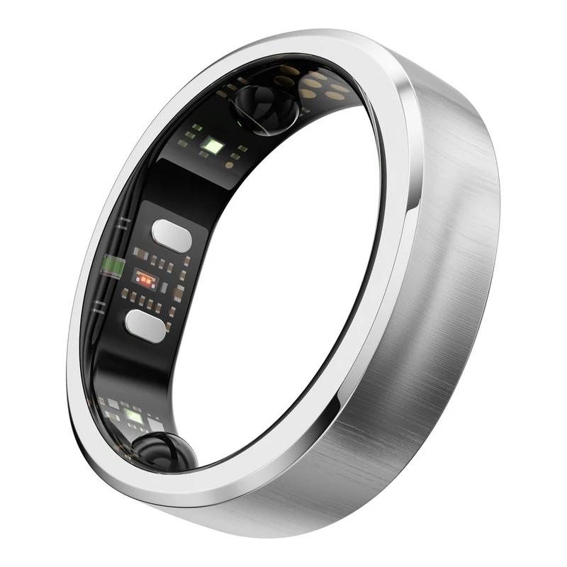 RingConn Gen 3 Smart Ring - Size 15 (Brushed Silver)