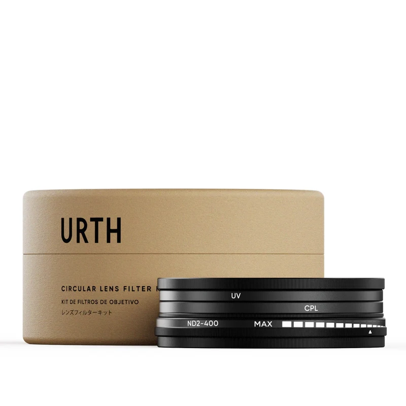 Urth 72mm UV, Circular Polarizing (CPL), ND2-400 Lens Filter Kit