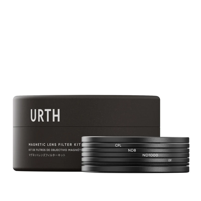 Urth 82mm Magnetic UV, Circular Polarizing (CPL), ND8, ND1000 Lens Filter Kit (Plus+)