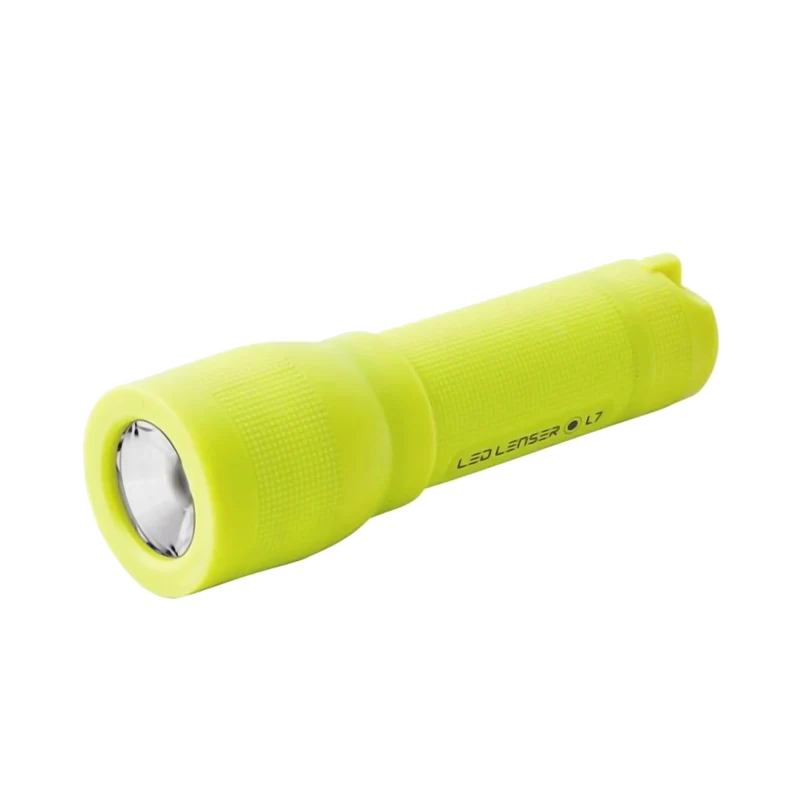 Ledlenser L7 LED Torch 100lm Advanced Focus Flashlight Safety Yellow